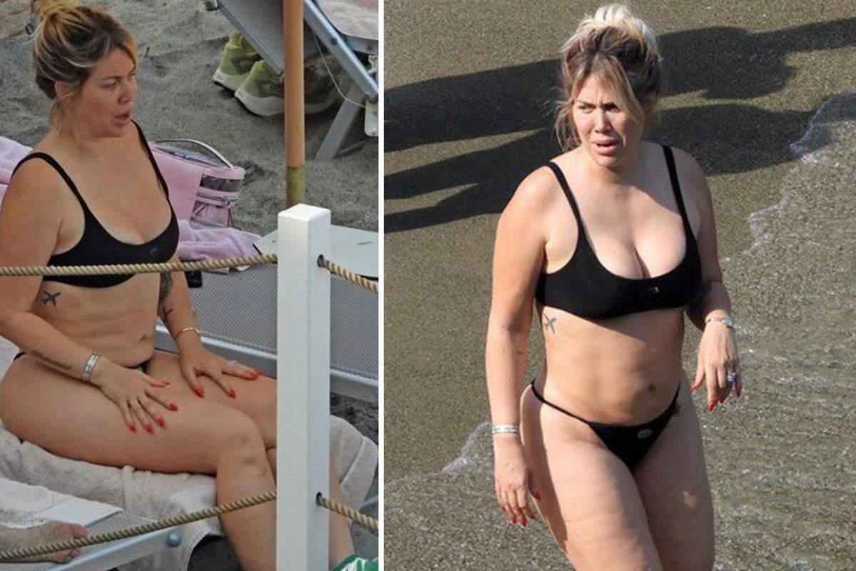 Filtresiz hali tanınmayan Wanda Nara'dan bikinili yeni paylaşım