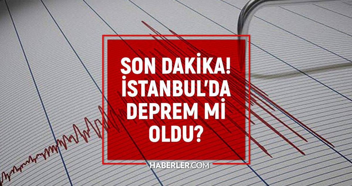 İstanbul'da deprem mi oldu? SON DAKİKA! 5 Ağustos İstanbul'da az önce nerede deprem oldu?