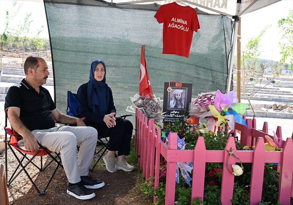 Şehit öğretmenin ailesi Erdoğan'la görüştü