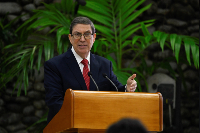Cuban Foreign Minister Bruno Rodriguez