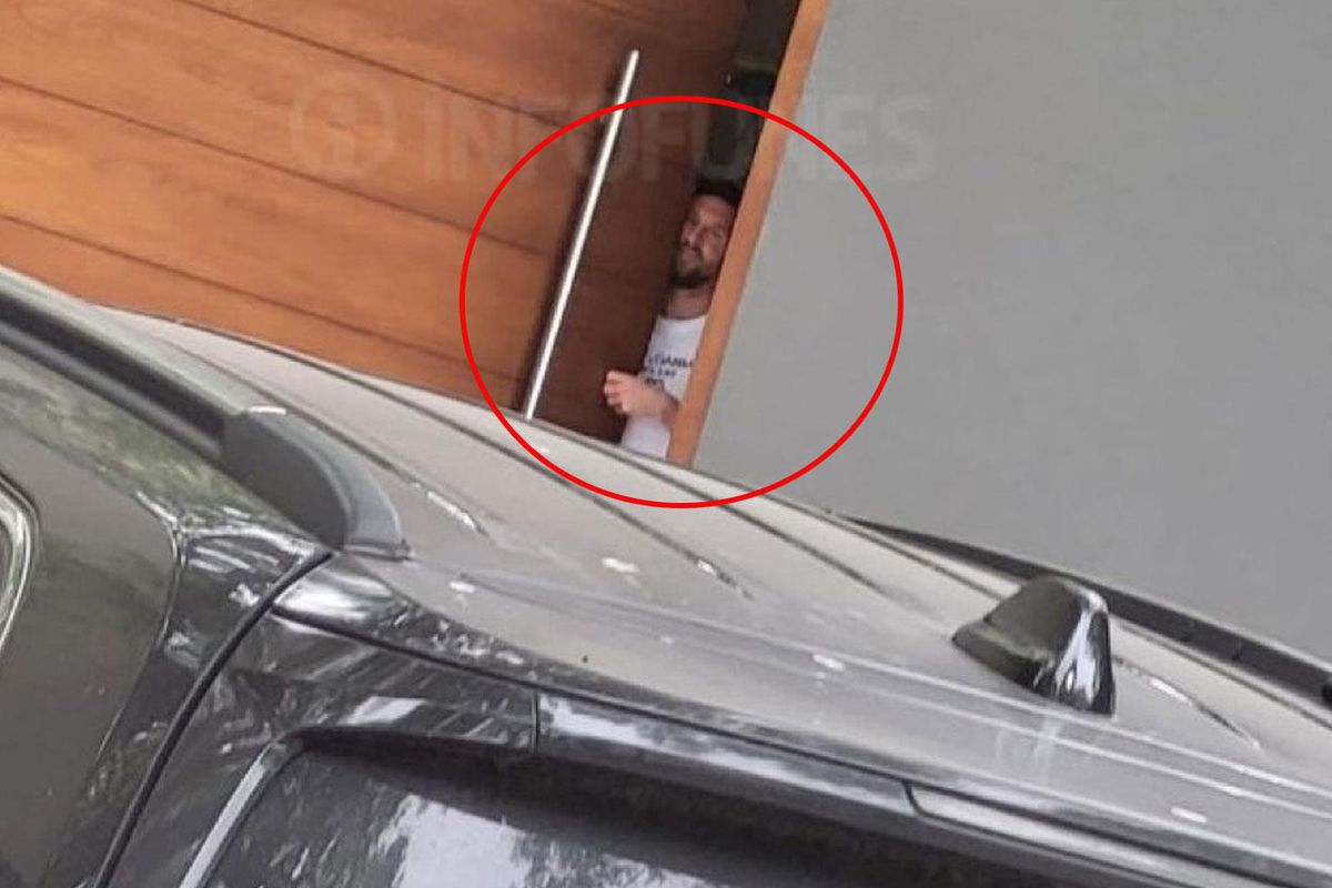 Messi çok fena yakalandı