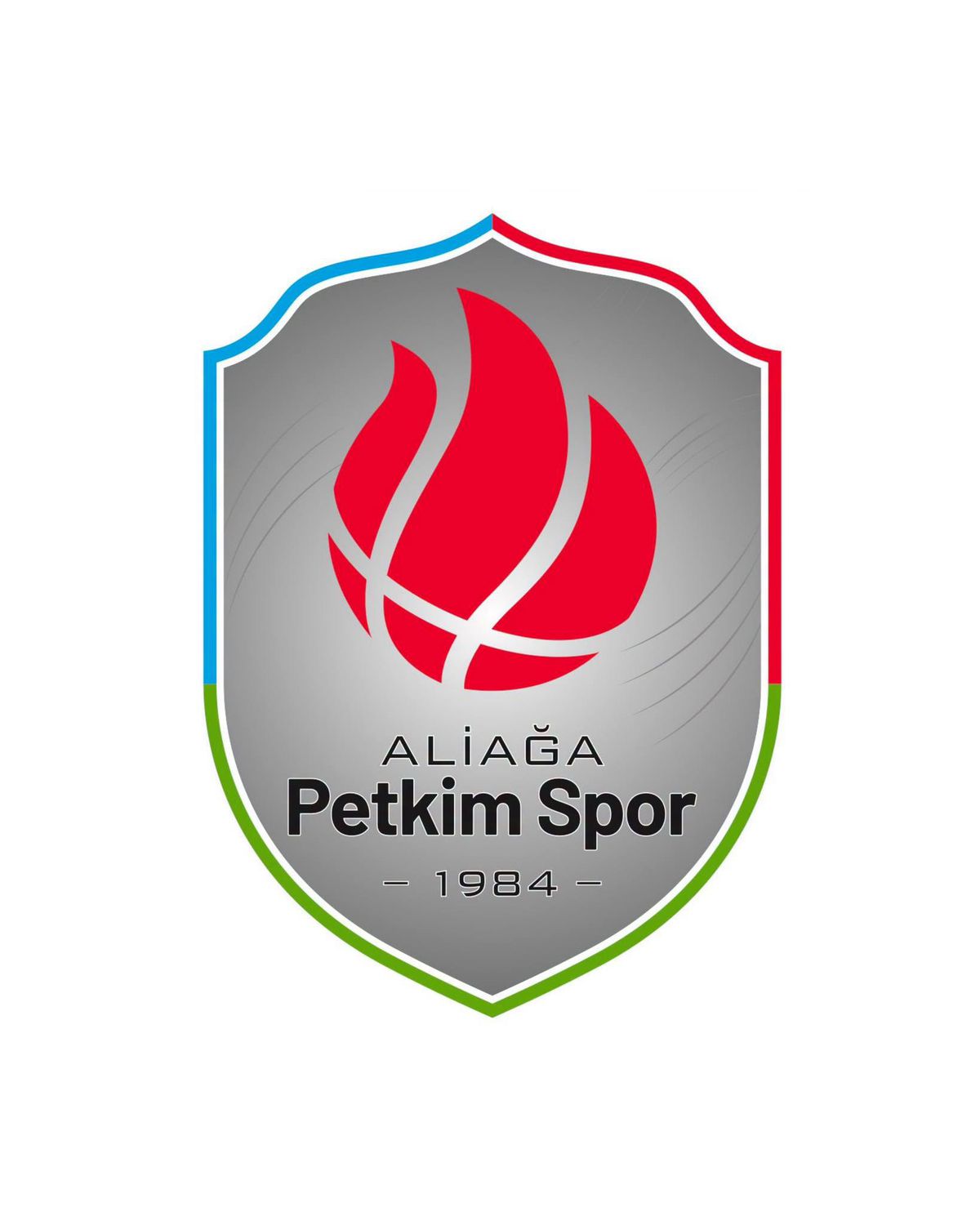 Aliağa Petkimspor yine logosunu değiştirdi: Alevli basketbol topu