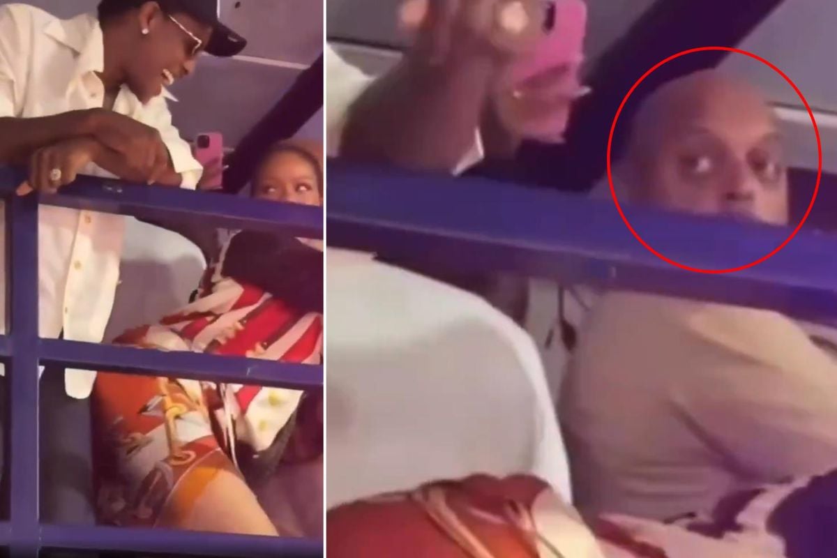 Rihanna sevgilisiyle dans etti, adamın bakışları görüntüye damga vurdu