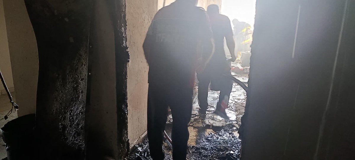 Siirt'te Öğrenci Yurdunda Yangın: 1 Yaralı