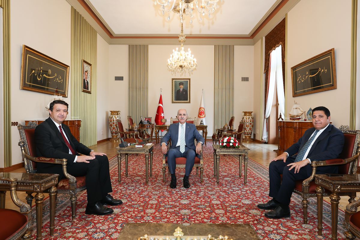 TBMM Başkanı Kurtulmuş, Saadet Partisi Genel Başkanı Arıkan'ı kabul etti