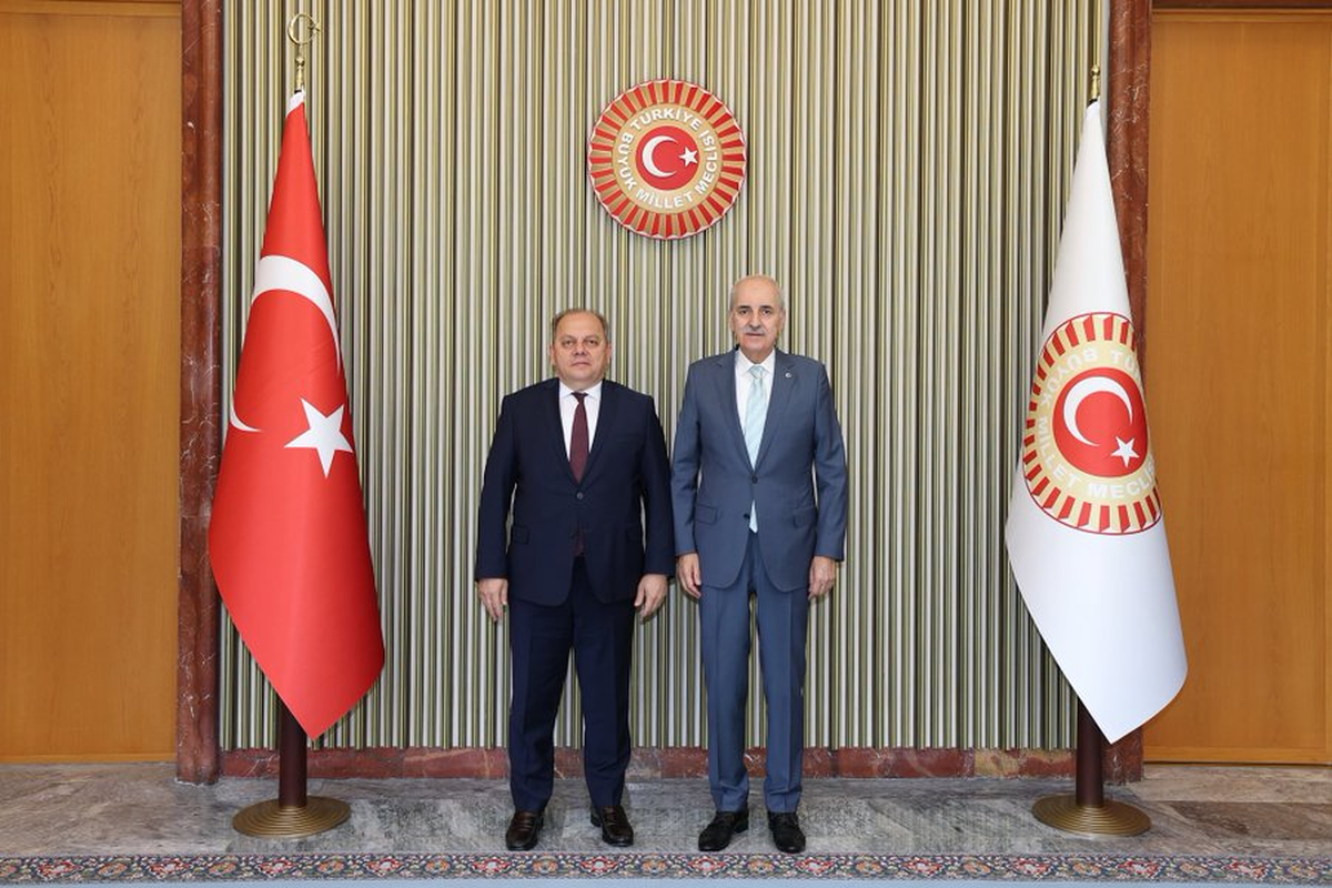 TBMM Başkanı Kurtulmuş, Yargıtay Başkanı Kerkez'i Kabul Etti