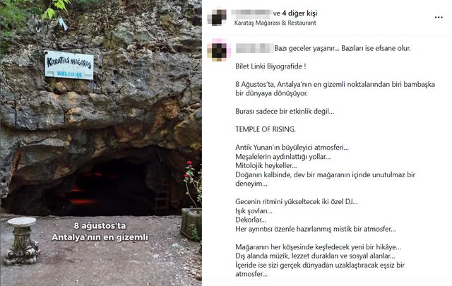 Karataş Cave interior