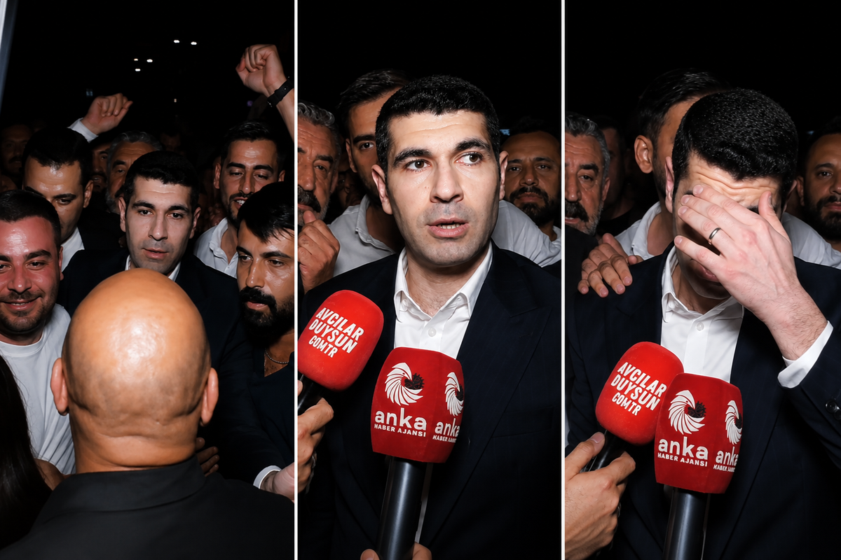 14 ay sonra tahliye edilen Utku Caner Çaykara’yı cezaevi kapısında coşkulu kalabalık karşıladı