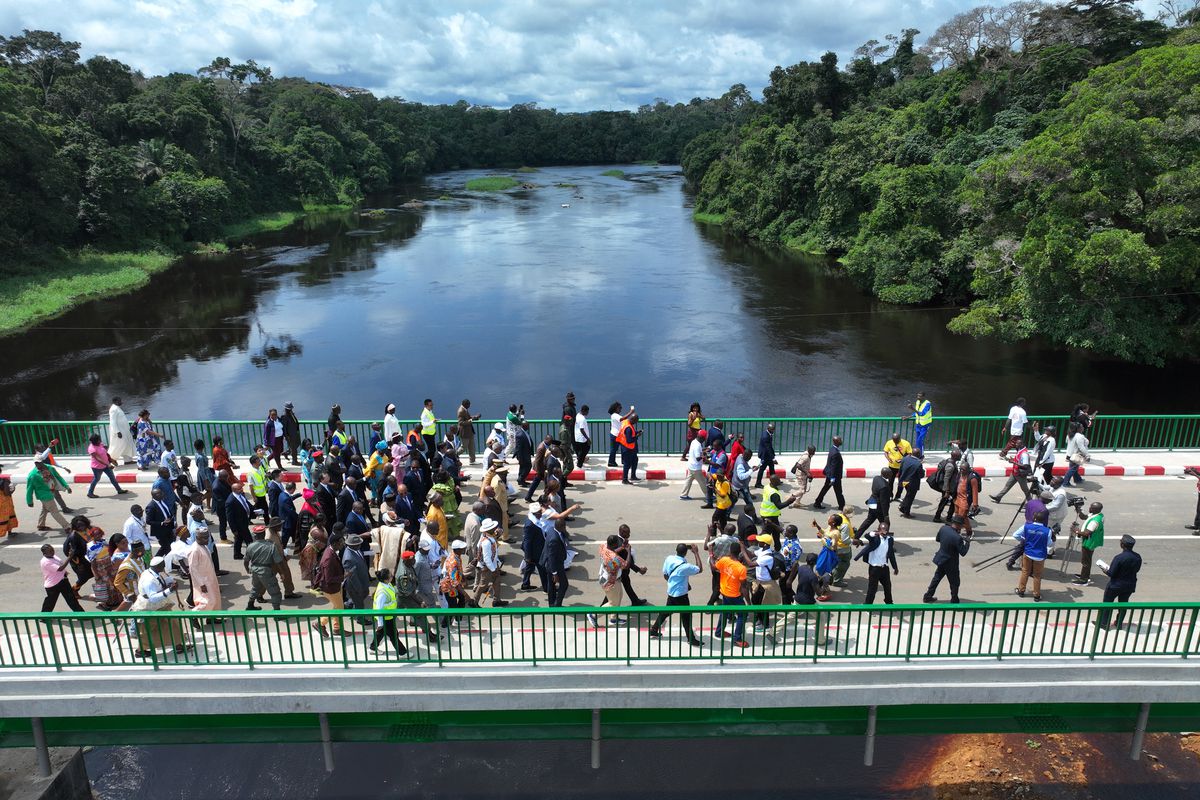 Kamerun'da Çin yapımı Nyong Nehri Köprüsü hizmete açıldı