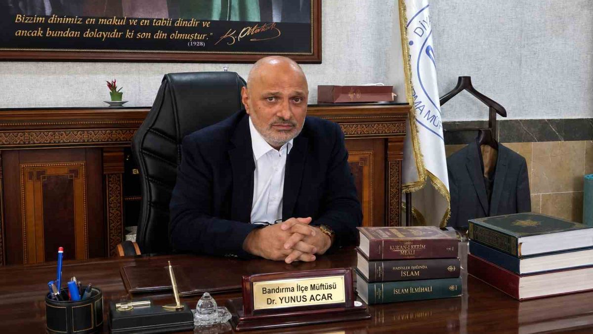 Dr. Yunus Acar, Bandırma İlçe Müftülüğü Görevine Başladı