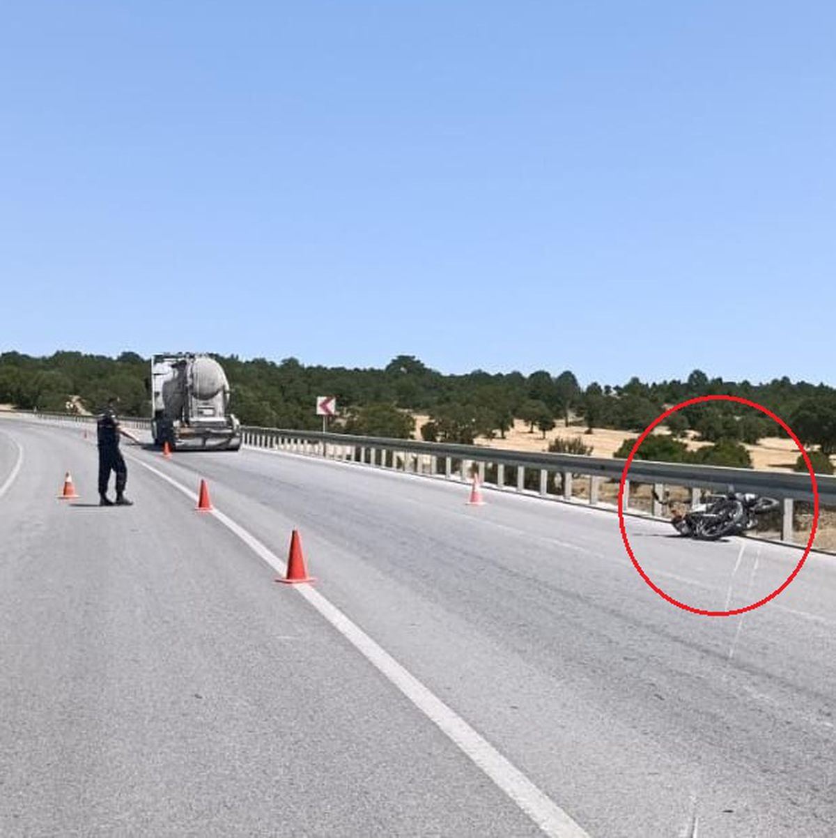 Kütahya'da beton mikseri motosiklete çarptı: 1 ölü, 1 yaralı