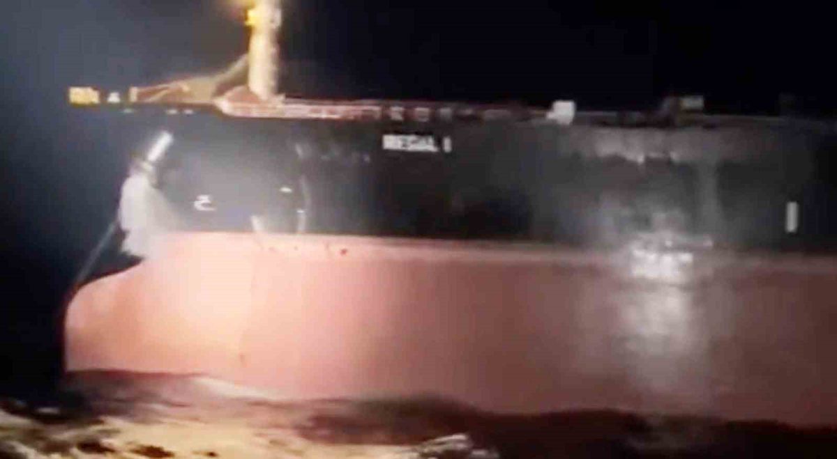 Çanakkale Boğazı'nda Tanker Arızası
