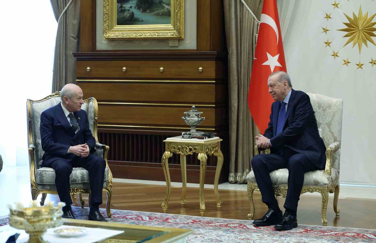 Erdoğan-Bahçeli görüşmesi: 45 dakika sürdü