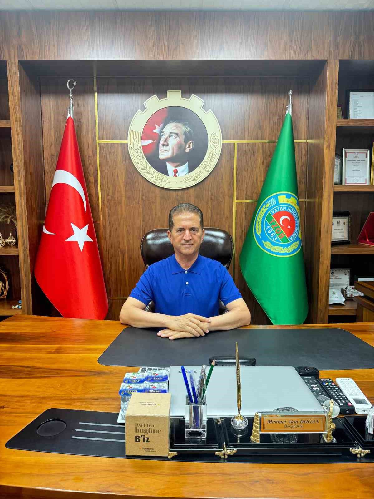 Yüreğir Ziraat Odası Başkanı'ndan kredi limitlerine enflasyon ayarı çağrısı