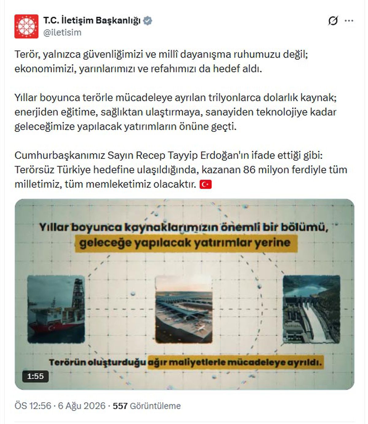 Terörsüz Türkiye Hedefinde Kazanan Milletimiz Olacak