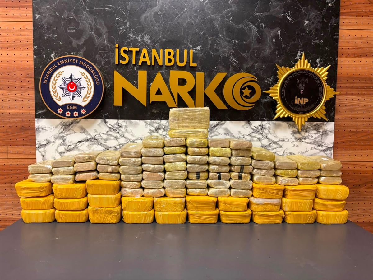 İstanbul’da Dev Operasyon: 62 Kilo 900 Gram Uyuşturucu Ele Geçirildi