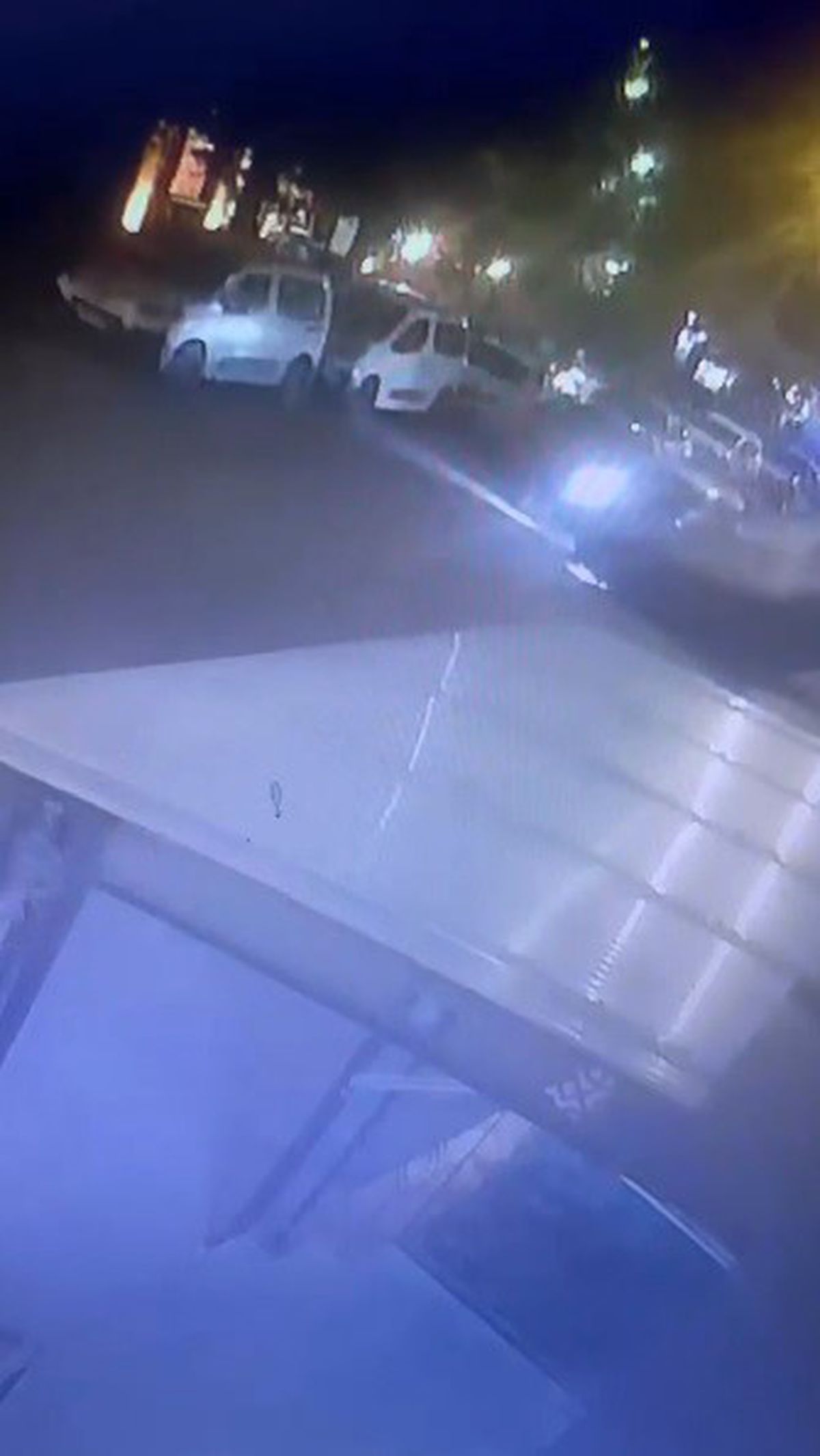 Kars'ta Trafik Kazası: 4 Yaralı, Kaza Anı Kamerada