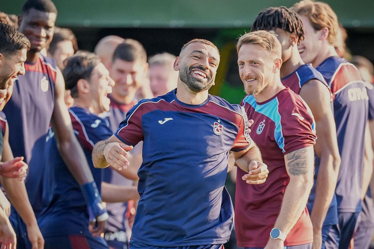 Muhammed Salah, Trabzonspor'da ilk antrenmanına çıktı