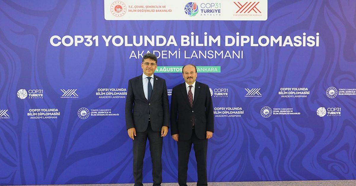 ETÜ Rektörü Çakmak, COP31 Bilim Diplomasisi Lansmanına Katıldı