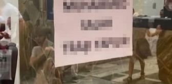 Salah çılgınlığı Trabzon'u sardı! Berber dükkanına asılan kağıda bakın