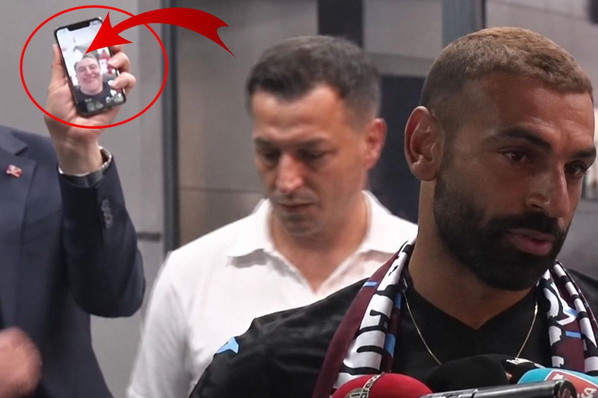 Salah'ın karşılanmasında dikkat çeken detay! Görüntülü görüşmedeki isim bomba