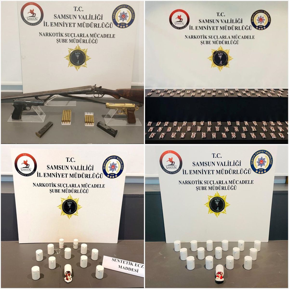Samsun’da uyuşturucu operasyonu: 8 gözaltı