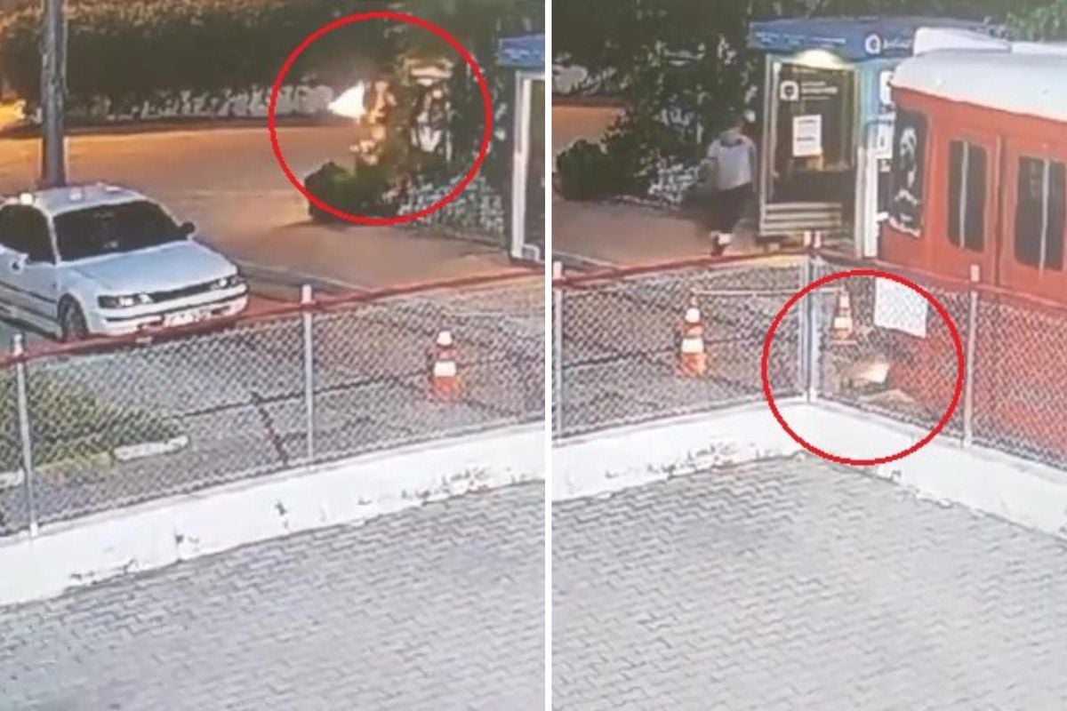 Nostalji tramvayına molotoflu saldırı! O anlar kamerada