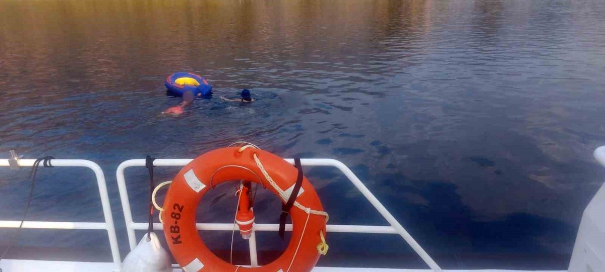 Fethiye'de Akıntıya Kapılan İki Kişi Sahil Güvenlik Tarafından Kurtarıldı