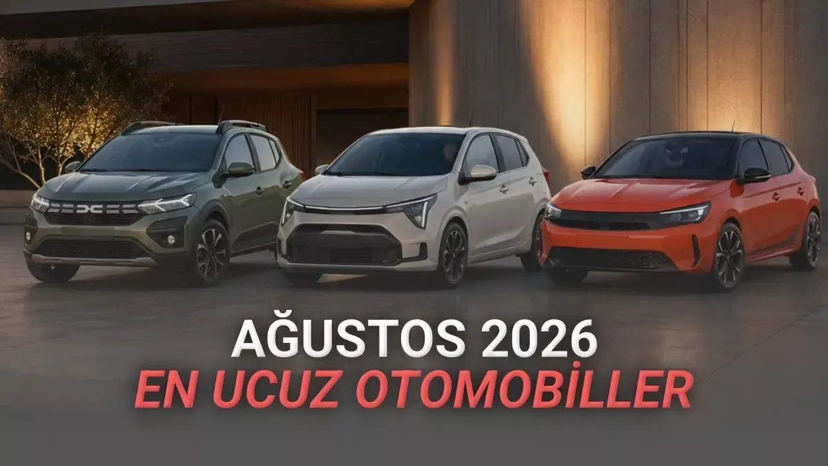 En Ucuz Elektrikli Otomobiller: Ağustos 2026 Listesi