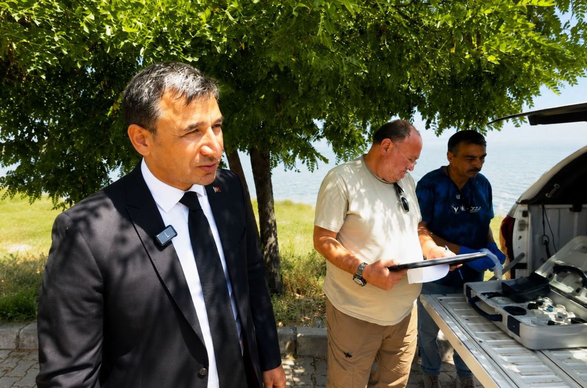 Van Gölü'nde Kirlilik İhbarı Üzerine İnceleme ve Numune Alma Çalışması