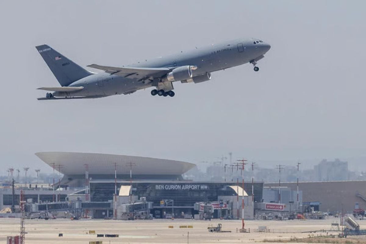 ABD Hava Kuvvetleri, Ben Gurion Havaalanı'ndan yakıt ikmal uçaklarını çekmeye başladı
