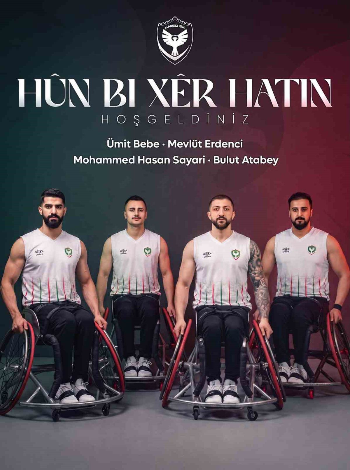 Amed Sportif Faaliyetler, engelsiz basketbol takımına 4 yeni transfer