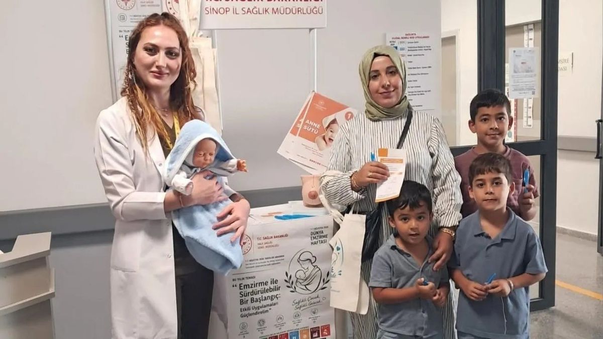 Erfelek'te Anne Sütü ve Doğru Emzirme Eğitimi Verildi