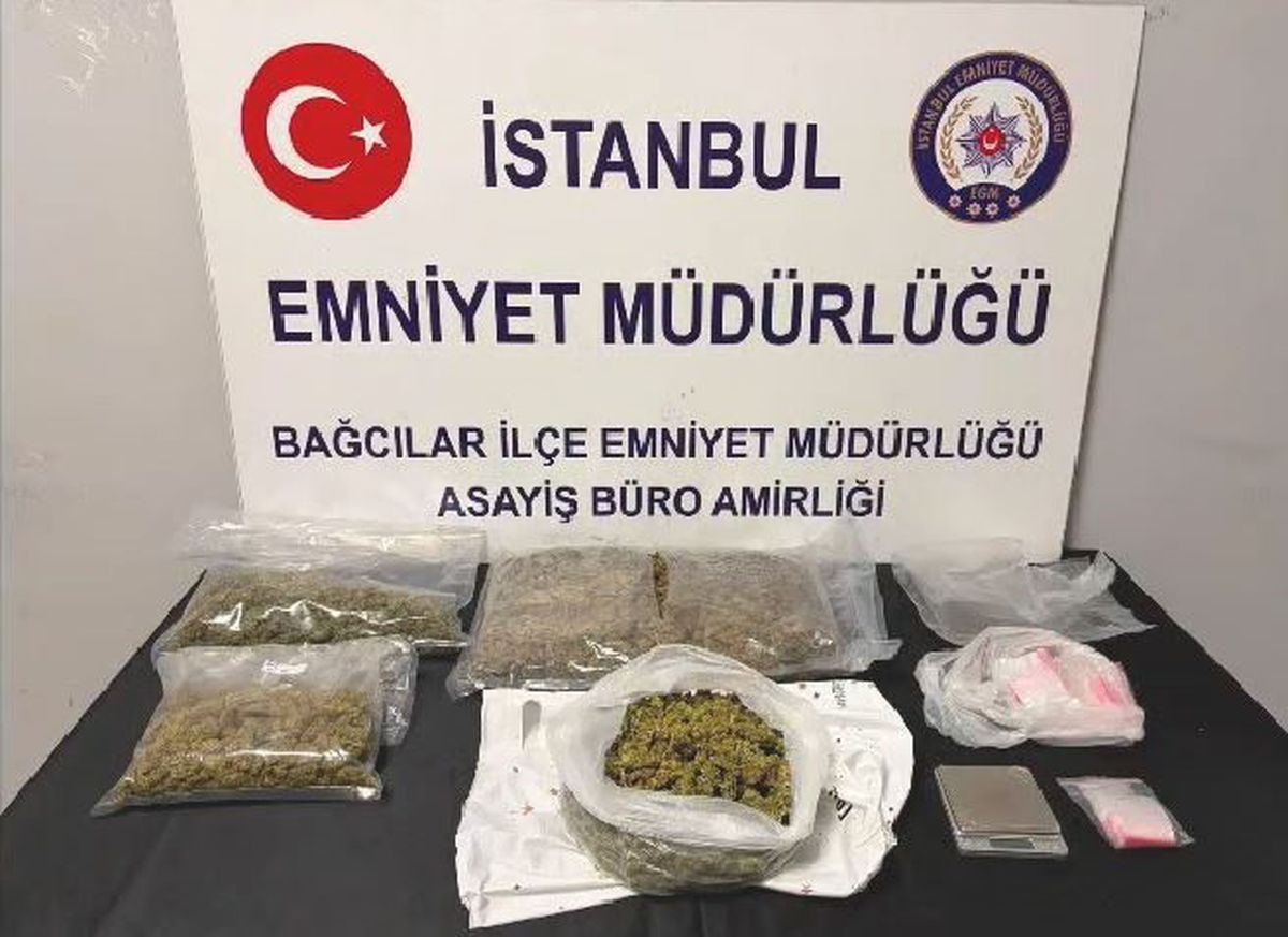 Bağcılar'da uyuşturucu operasyonu: 1 kilo 740 gram marihuana ele geçirildi, şüpheli tutuklandı