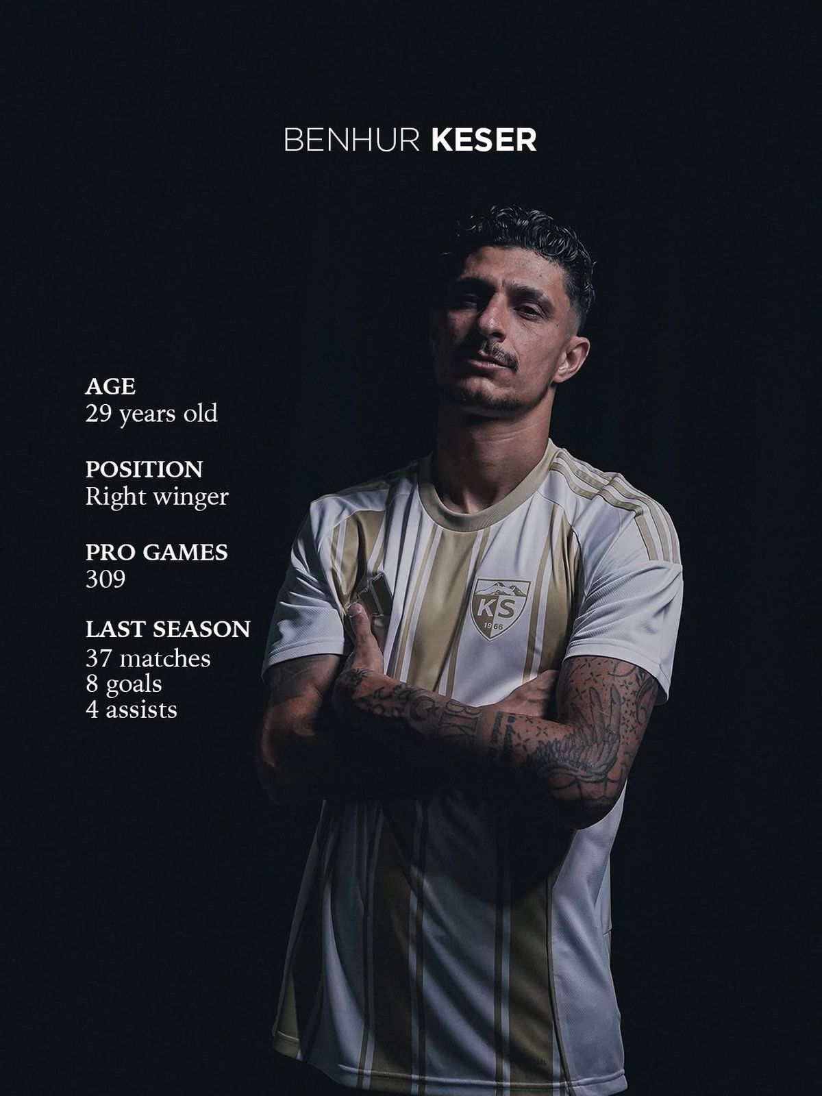 Kayserispor, Benhur Keser'i Kadrosuna Kattı