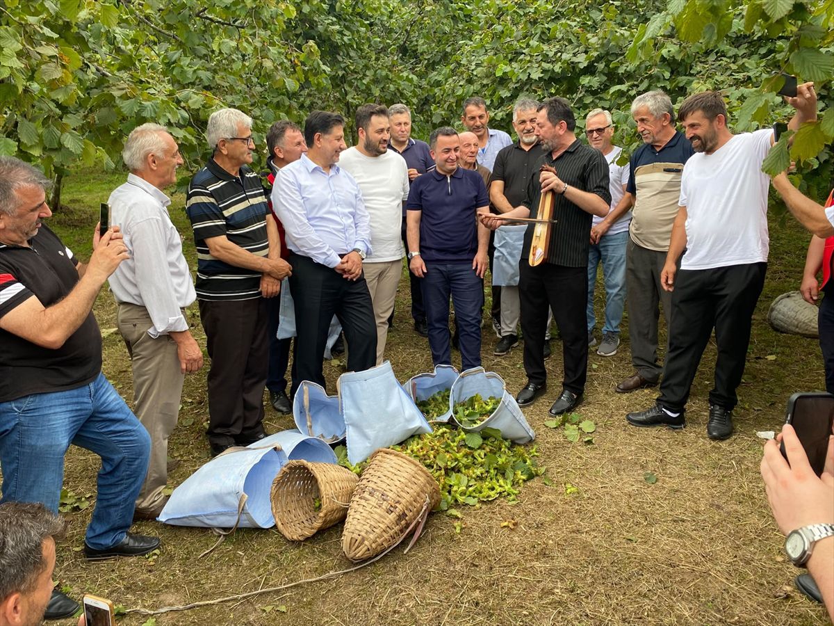 Giresun'da fındık hasadı öncesi kemençeli etkinlik