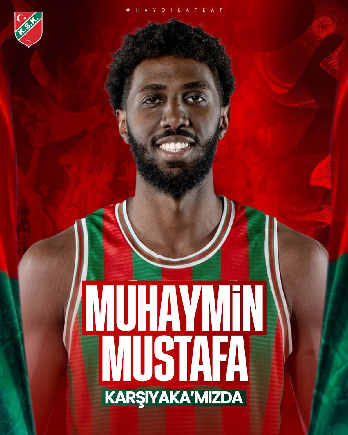 Karşıyaka, Muhaymin Mustafa’yı Kadrosuna Kattı