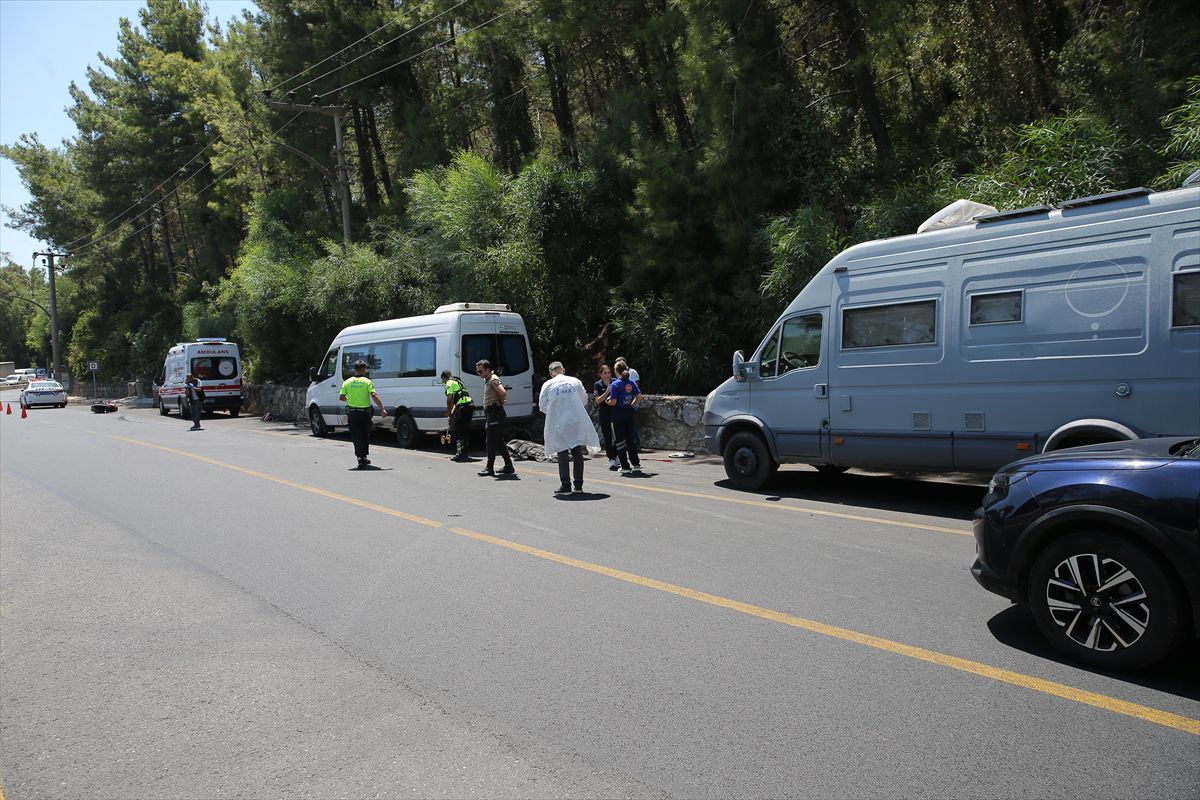 Marmaris'te motosiklet kazası: 1 ölü, 1 yaralı