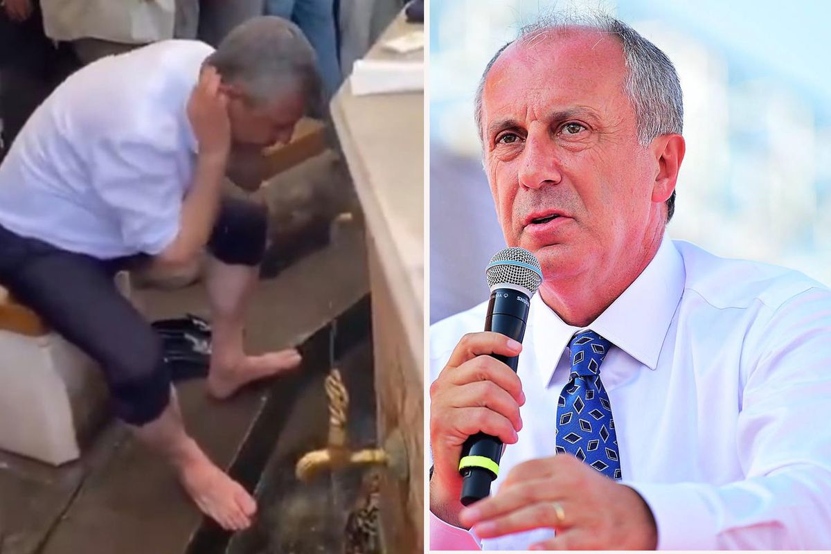 Özgür Özel'in abdest görüntülerine Muharrem İnce'den olay yorum