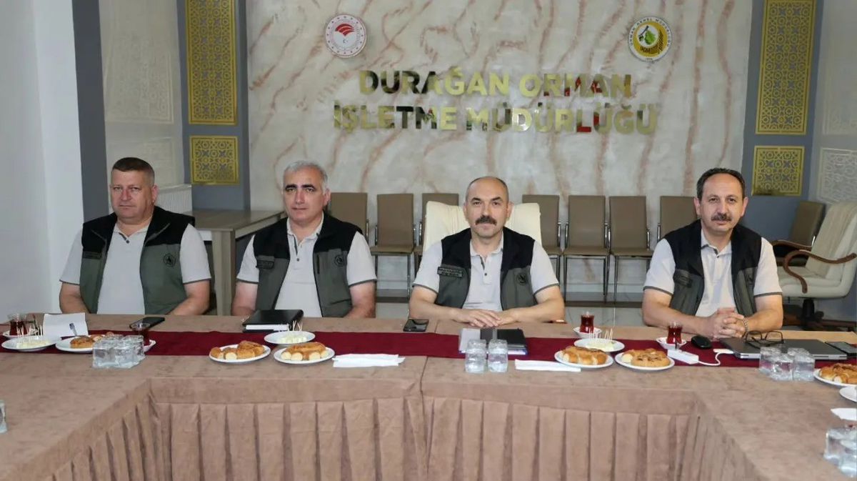 Sinop Orman Bölge Müdürlüğü Durağan'da Değerlendirme Toplantısı Gerçekleştirdi