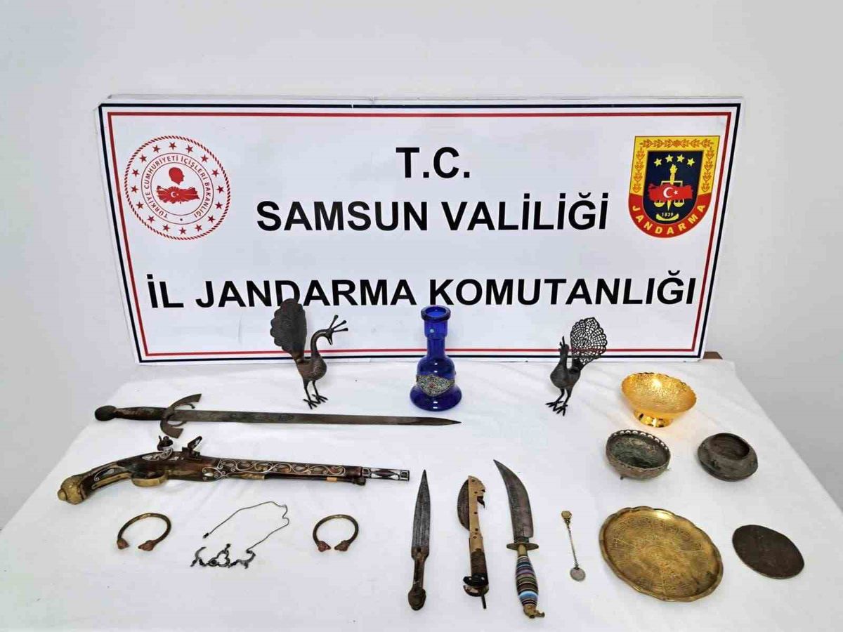 Atakum'da Tarihi Eser Operasyonu