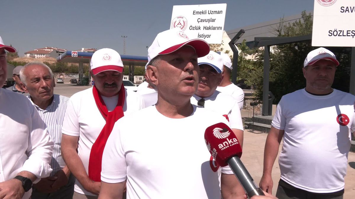 Emekli Uzman Çavuşlardan 'Kahramanlara Hak Yürüyüşü': Kırıkkale'de Seslerini Duyurdular