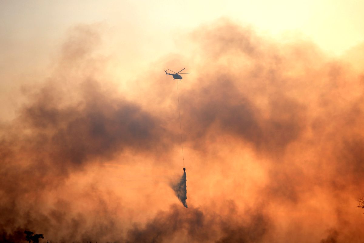 Utah'ta yangın söndürme helikopteri düştü