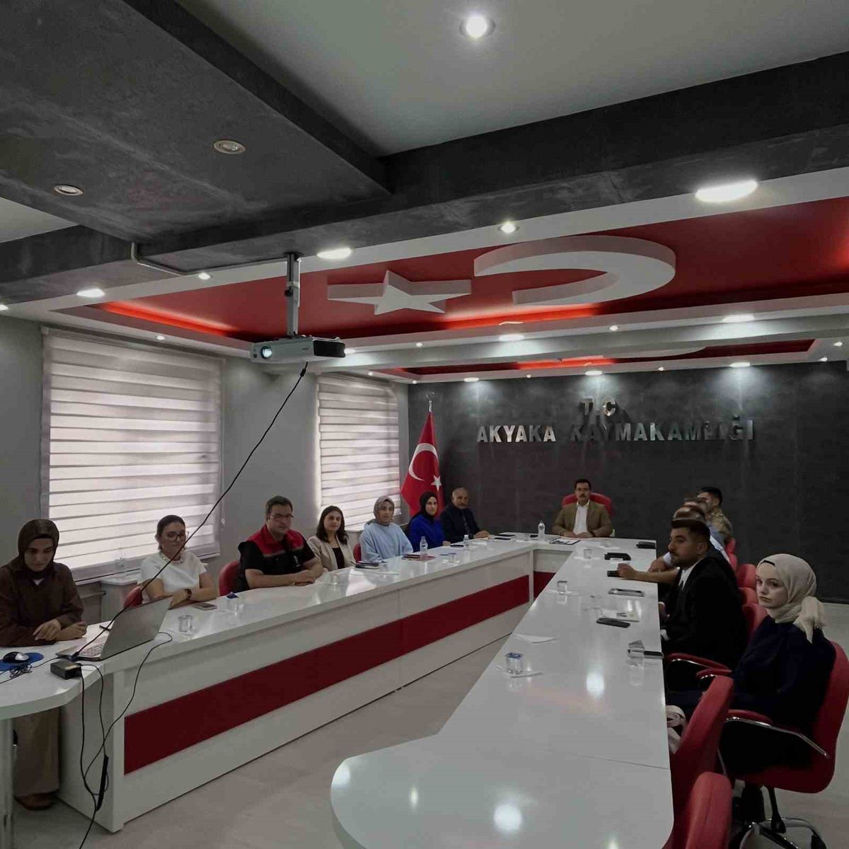 Akyaka'da Kurum Amirleri Toplantısı Yapıldı