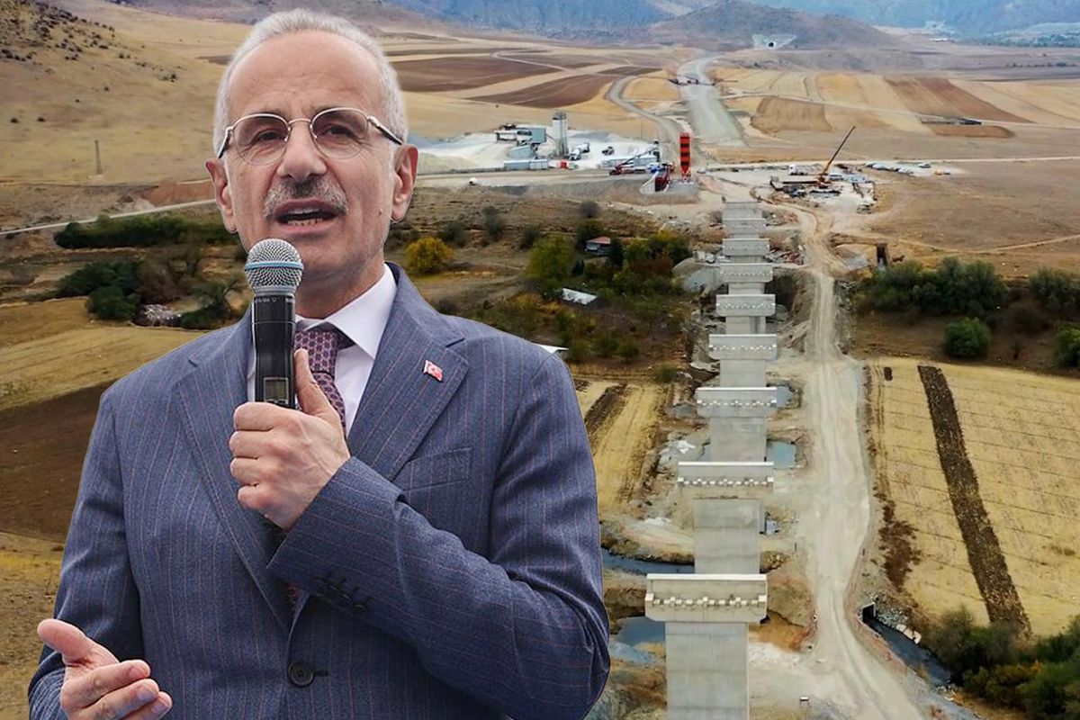 Bakan Uraloğlu müjdeyi verdi! 7 saatlik yol 1 saat 45 dakikaya düşüyor