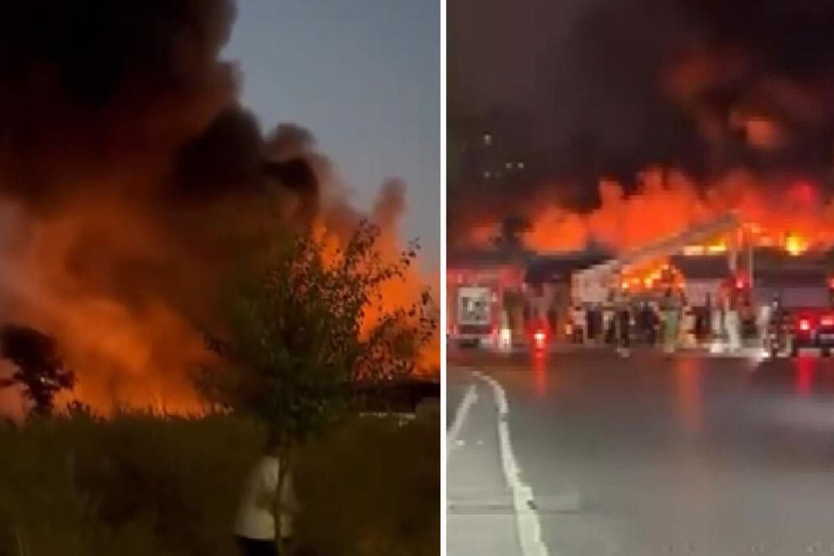 Başakşehir İkitelli Organize Sanayi Bölgesi'nde iş yerinde yangın