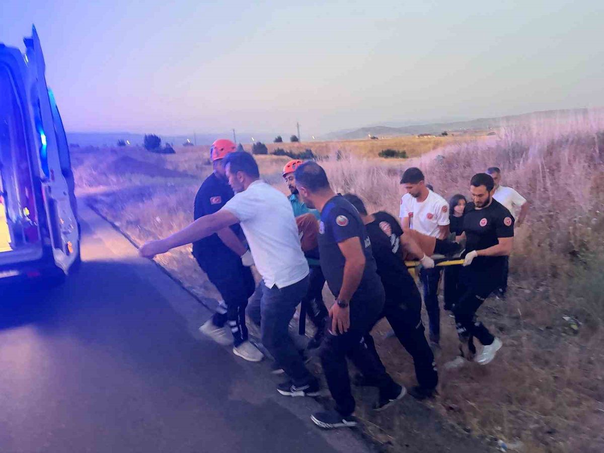 Bingöl'de Otomobil Yoldan Çıktı: 2 Yaralı