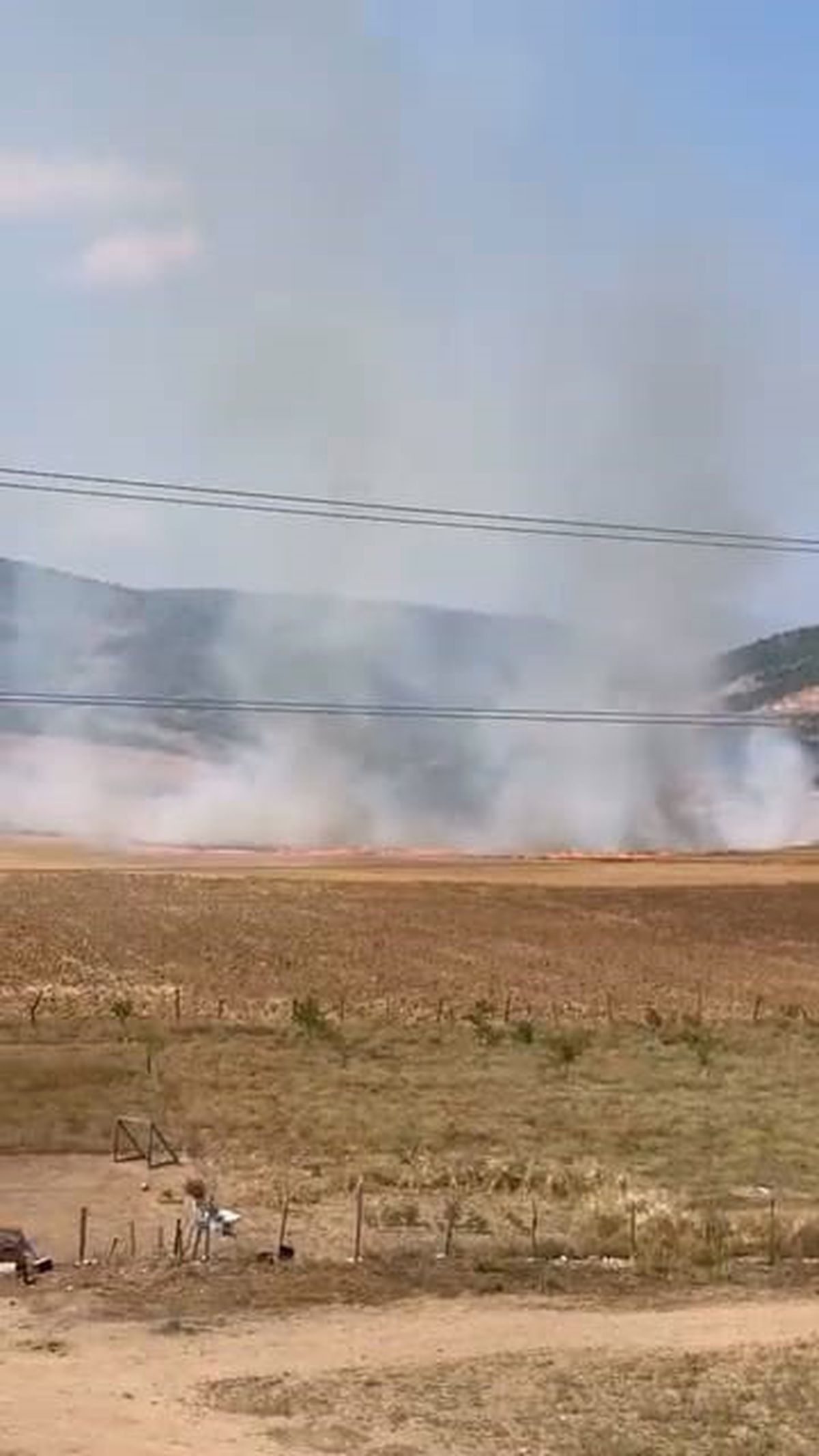 İnegöl'de Tarlayı Ateşe Veren 16 Yaşındaki Şüpheli Yakalandı
