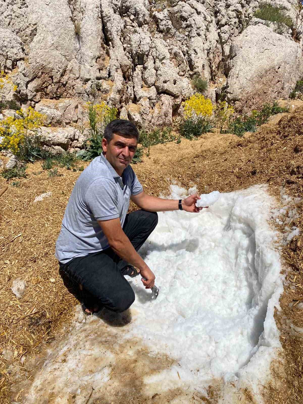 Elbistan'da geleneksel kar muhafazası