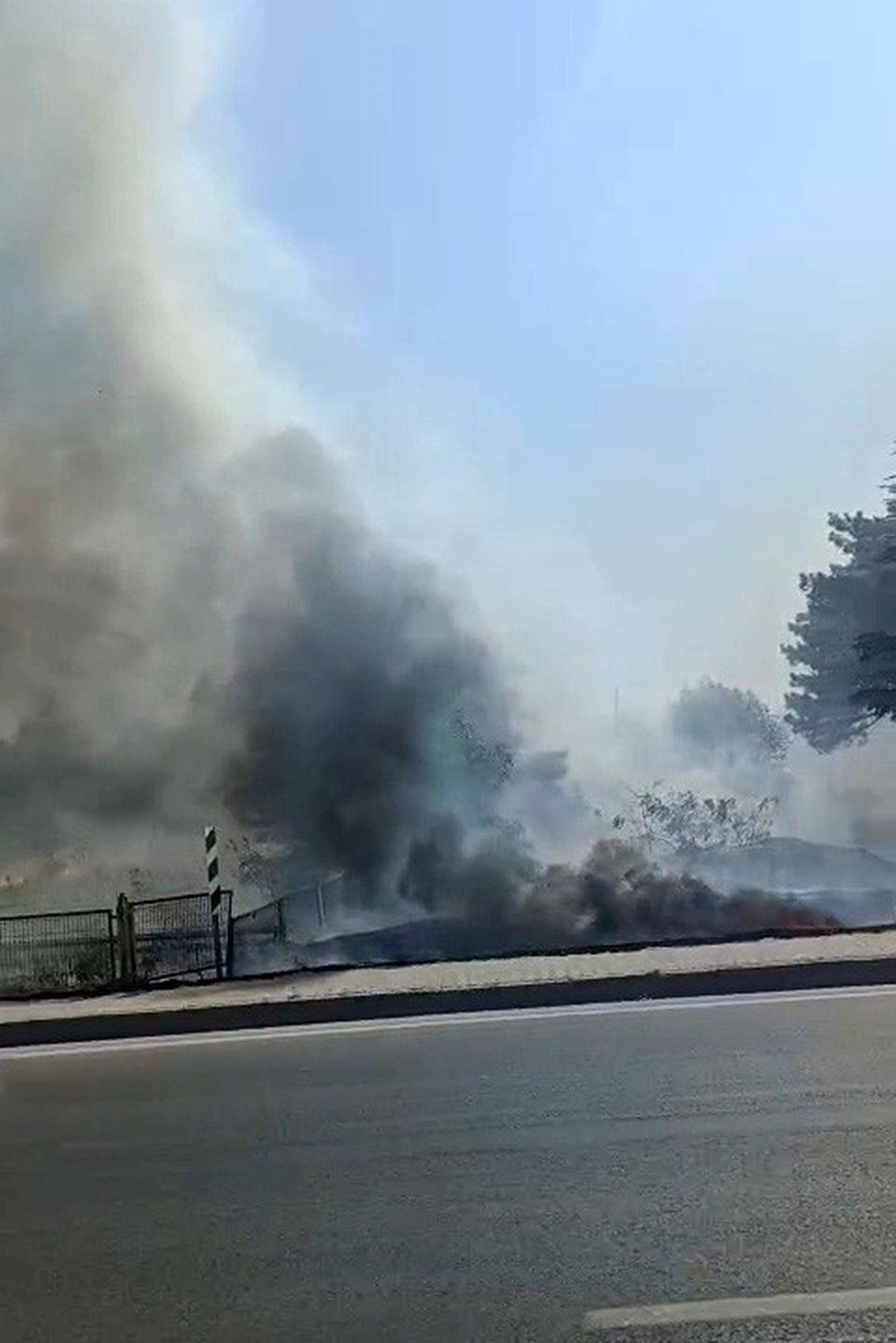 Eskişehir'de Otluk Alanda Yangın